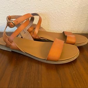 Abound brown leather sandals